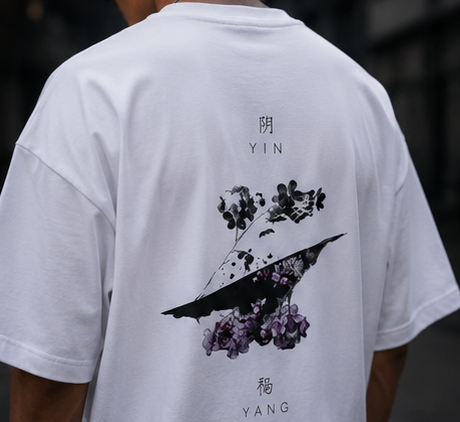 Yin & Yam Unisex Oversized Classic T-Shirt