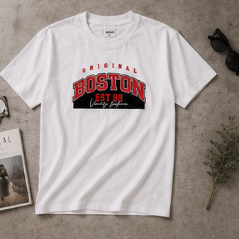 Boston Vintage Premium Oversized T-Shirt