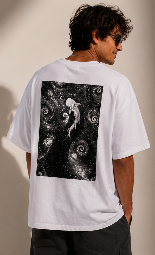 Cosmic Drift Unisex Oversized Standard T-Shirt