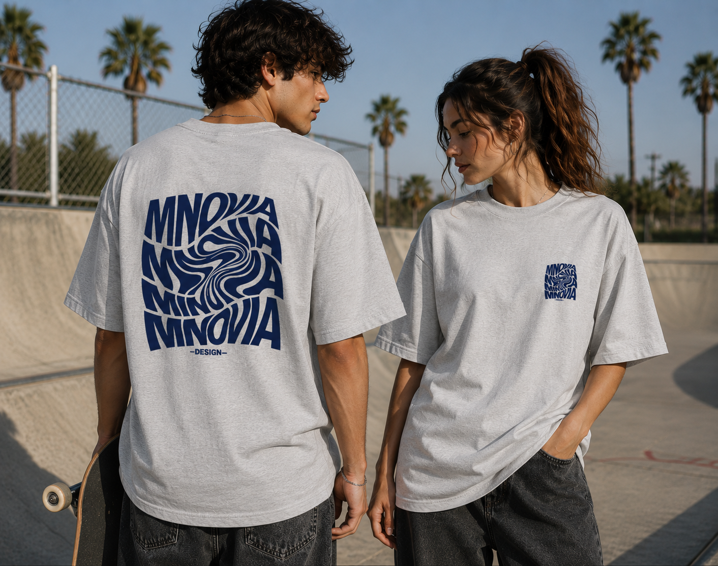 Mnova Unisex Oversized Standard T-Shirt