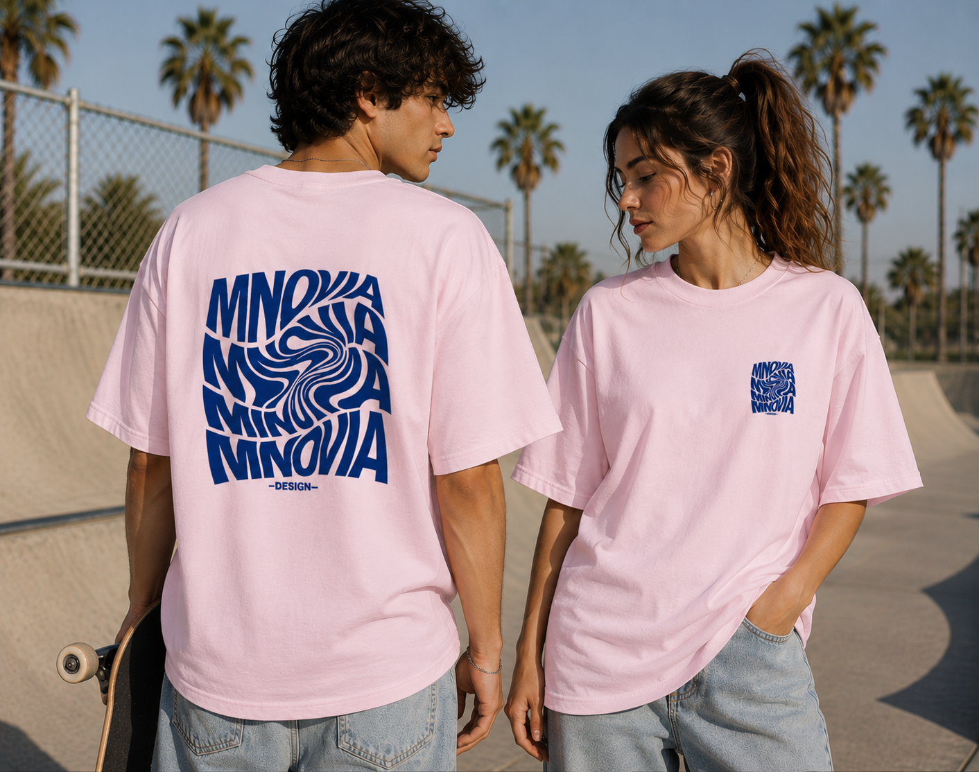 Mnova Unisex Oversized Standard T-Shirt