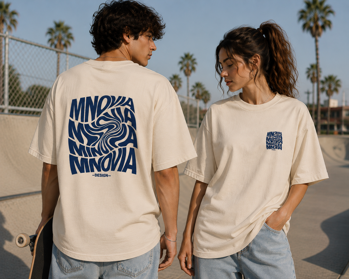 Mnova Unisex Oversized Standard T-Shirt