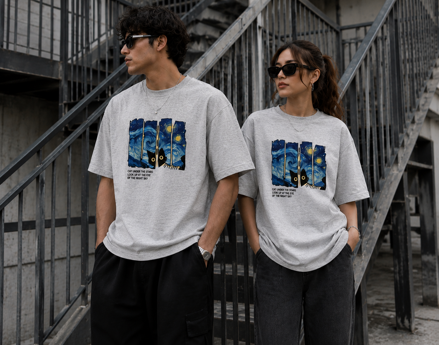 Starry Dreams Unisex Oversized Standard T-Shirt