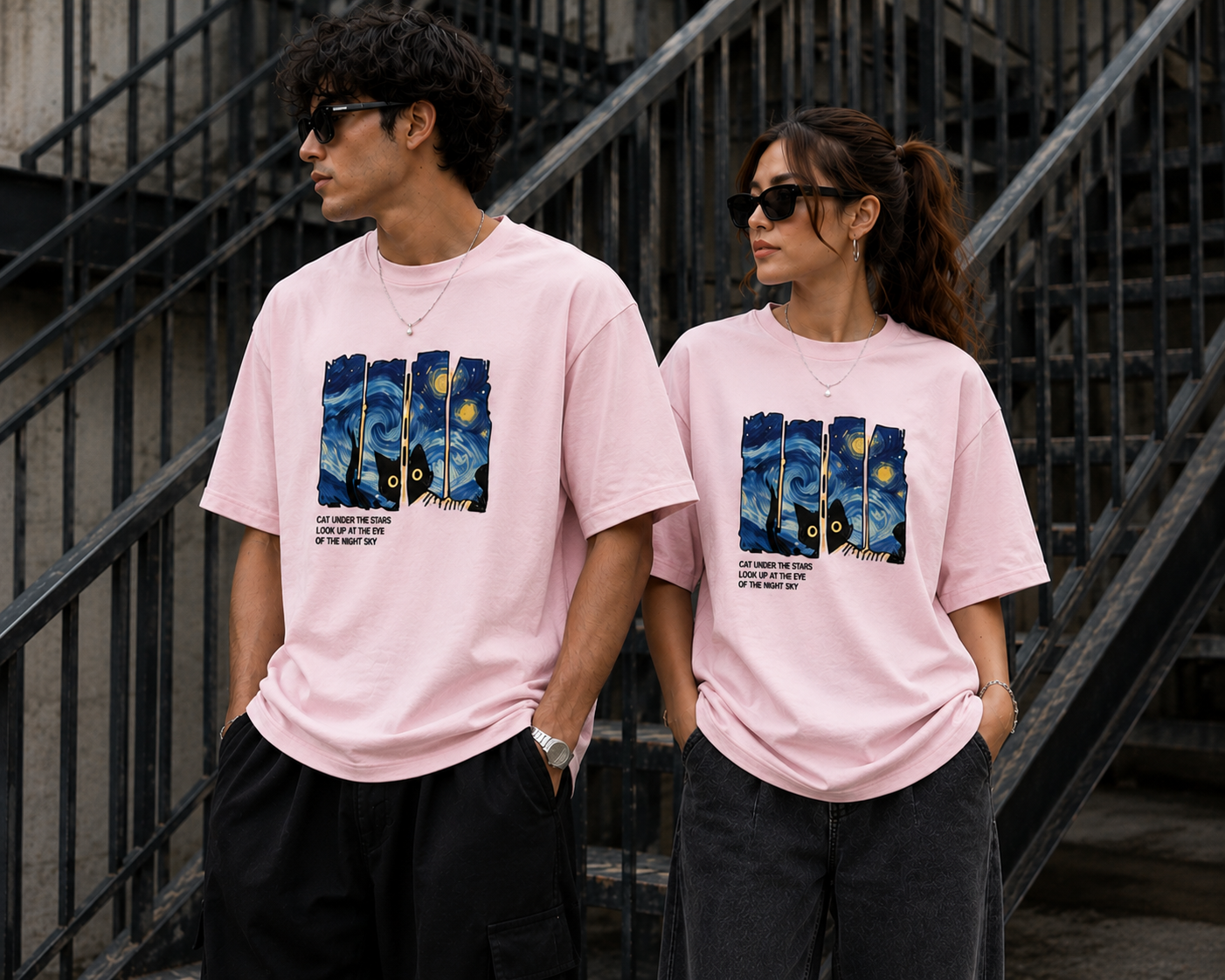 Starry Dreams Unisex Oversized Standard T-Shirt