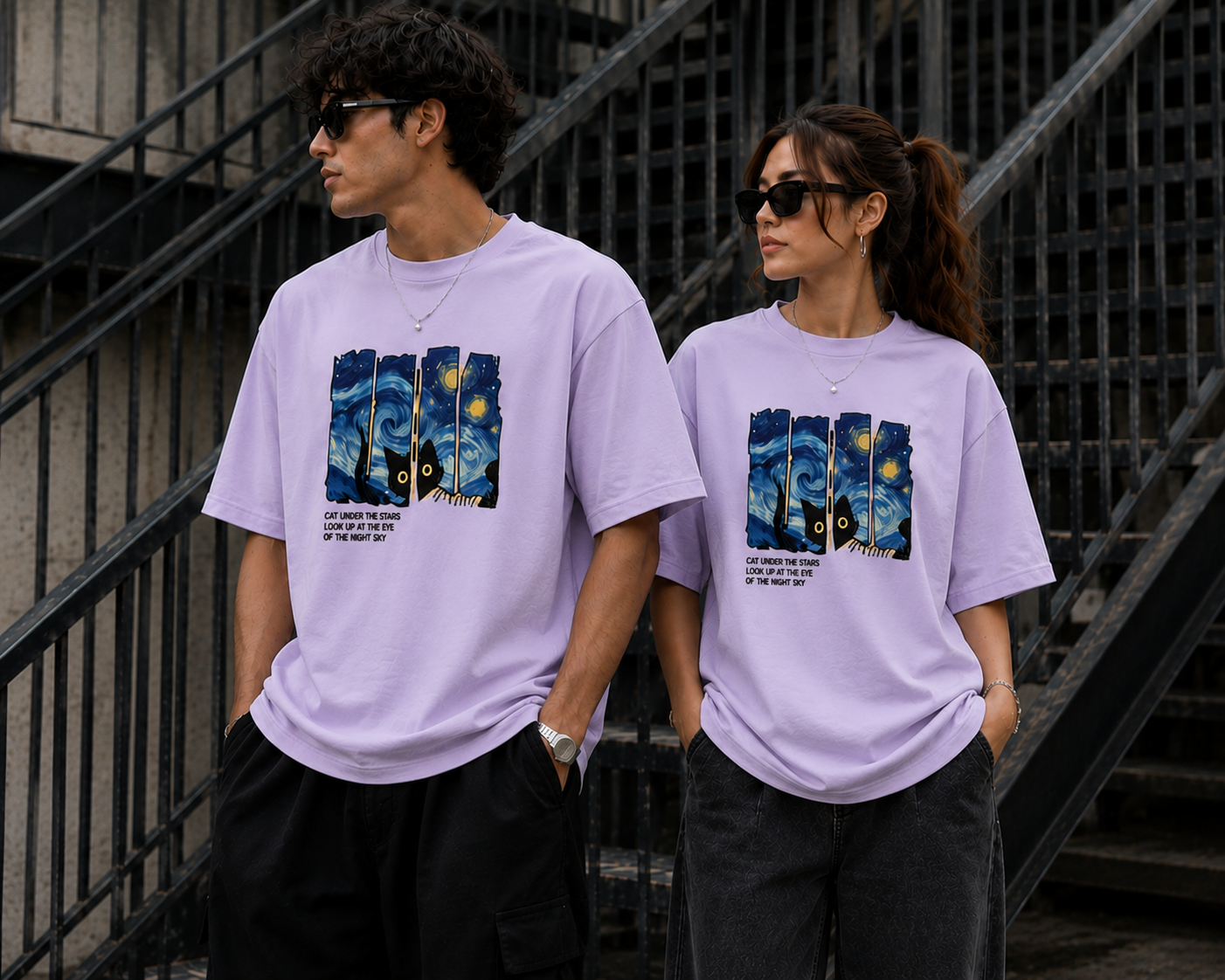 Starry Dreams Unisex Oversized Standard T-Shirt