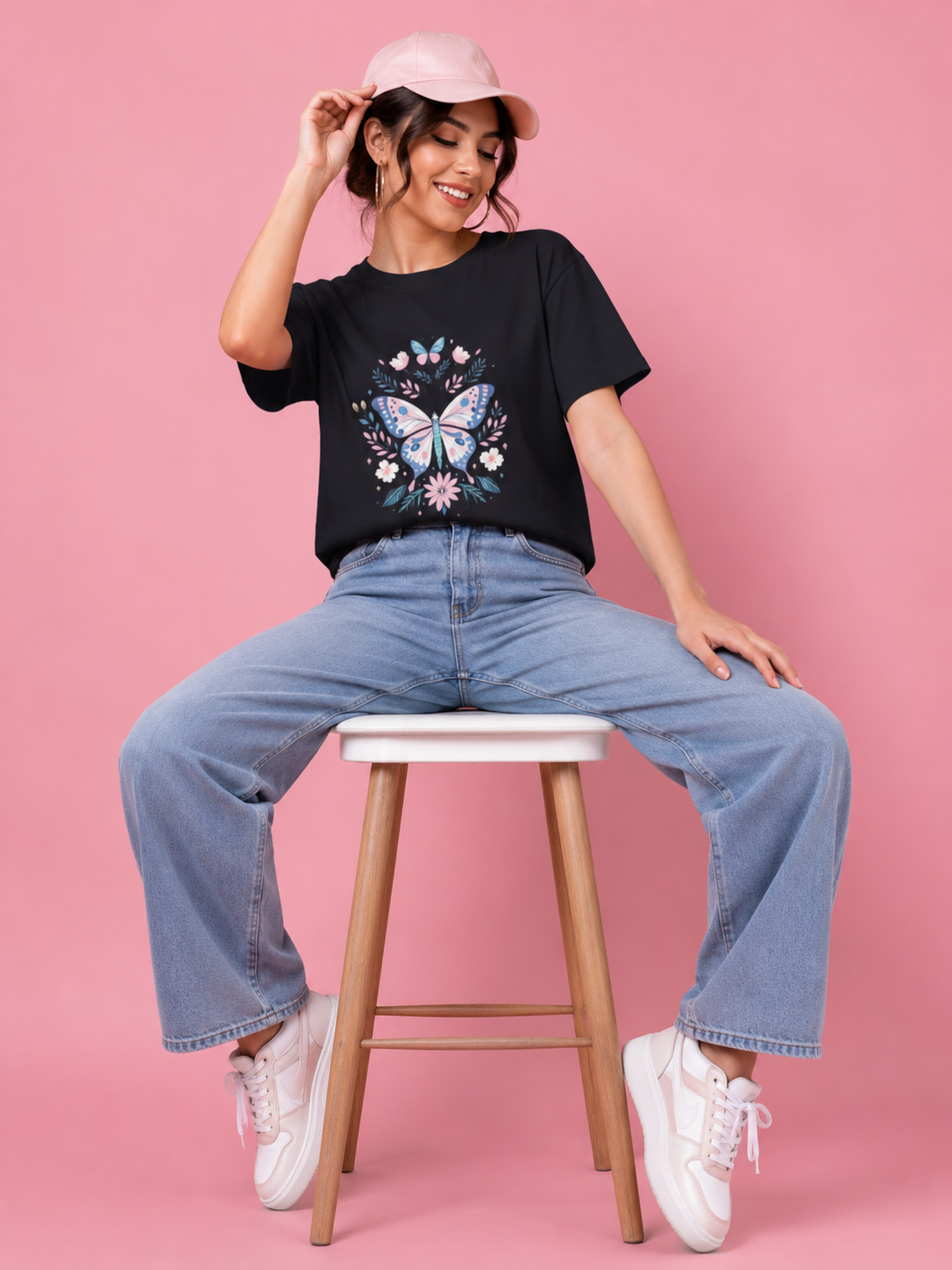 Butterfly Unisex Oversized Standard T-Shirt