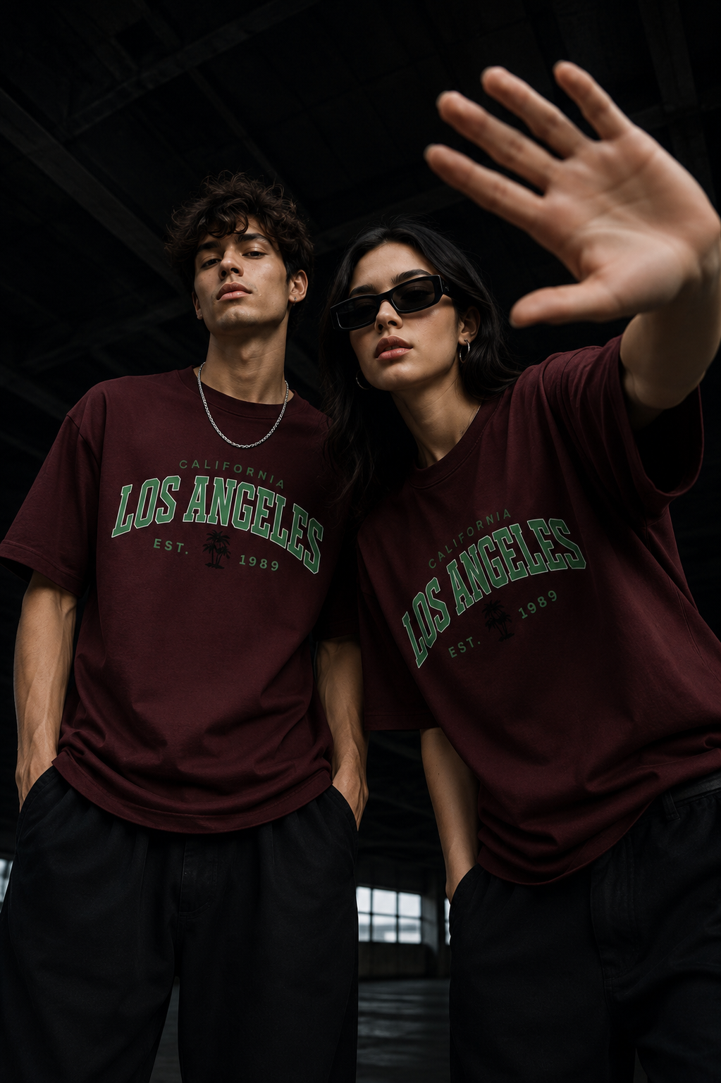 Los Angeles Unisex Terry Oversized Tee