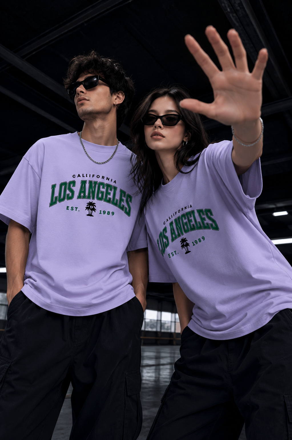 Los Angeles Unisex Terry Oversized Tee