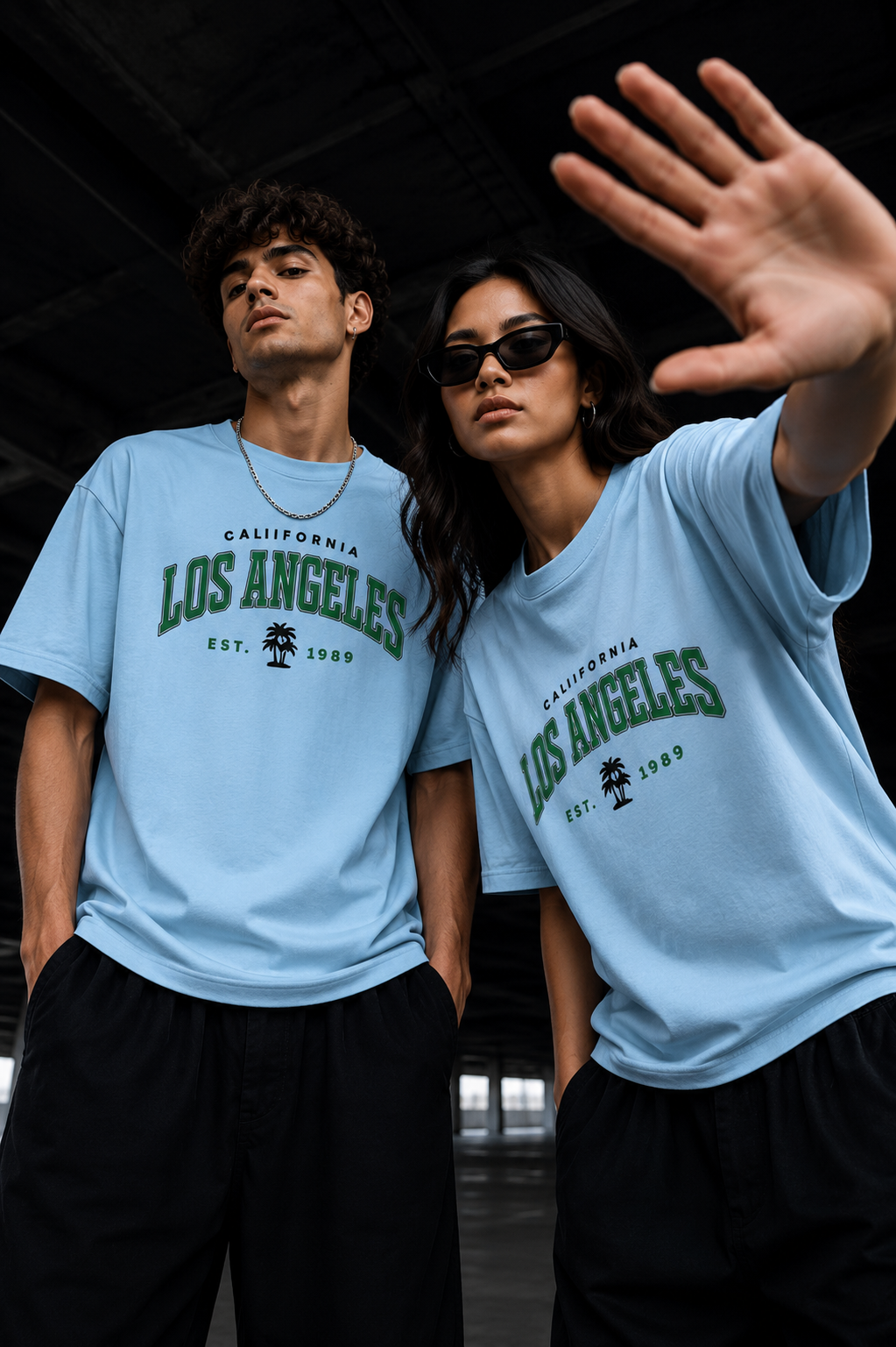 Los Angeles Unisex Terry Oversized Tee