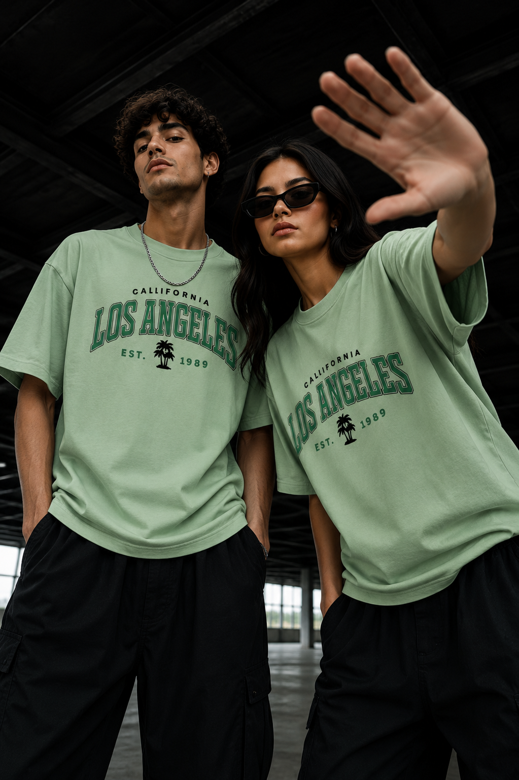 Los Angeles Unisex Terry Oversized Tee