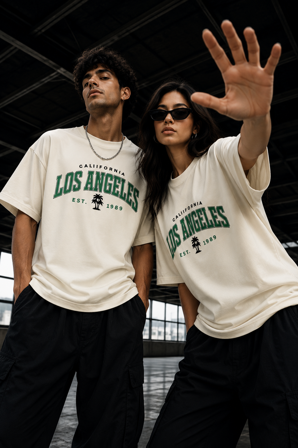 Los Angeles Unisex Terry Oversized Tee