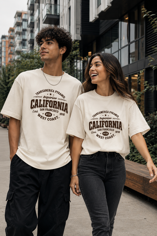 California Heritage Unisex Terry Oversized Tee