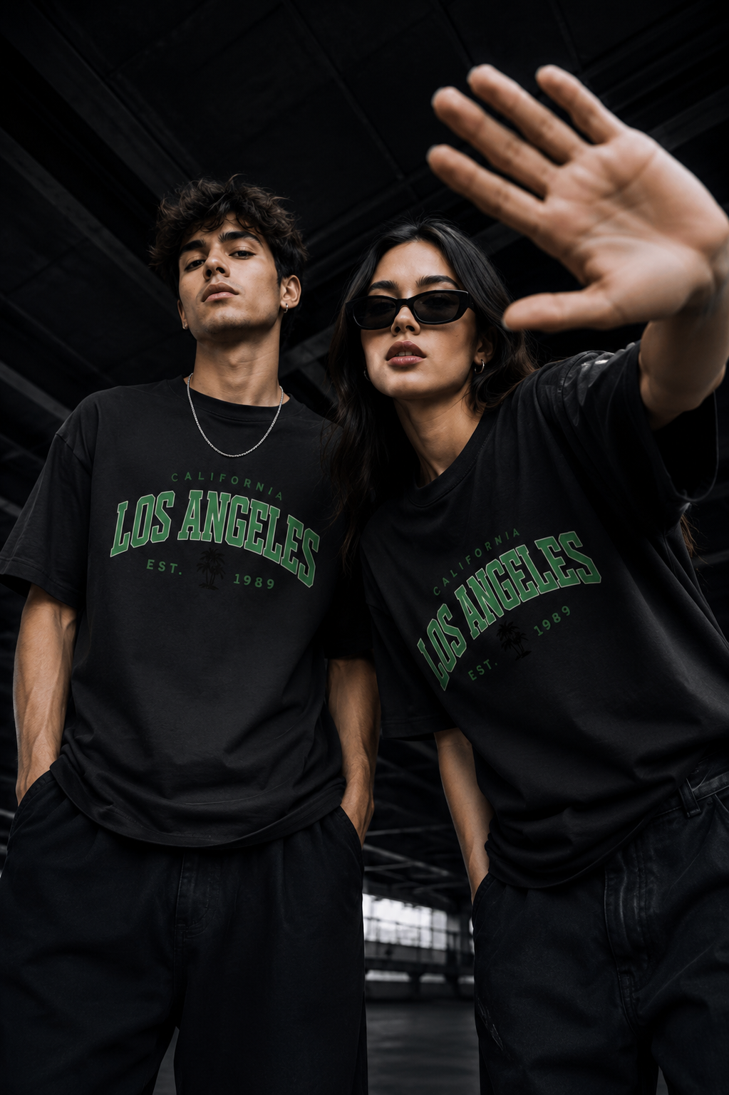 Los Angeles Unisex Terry Oversized Tee