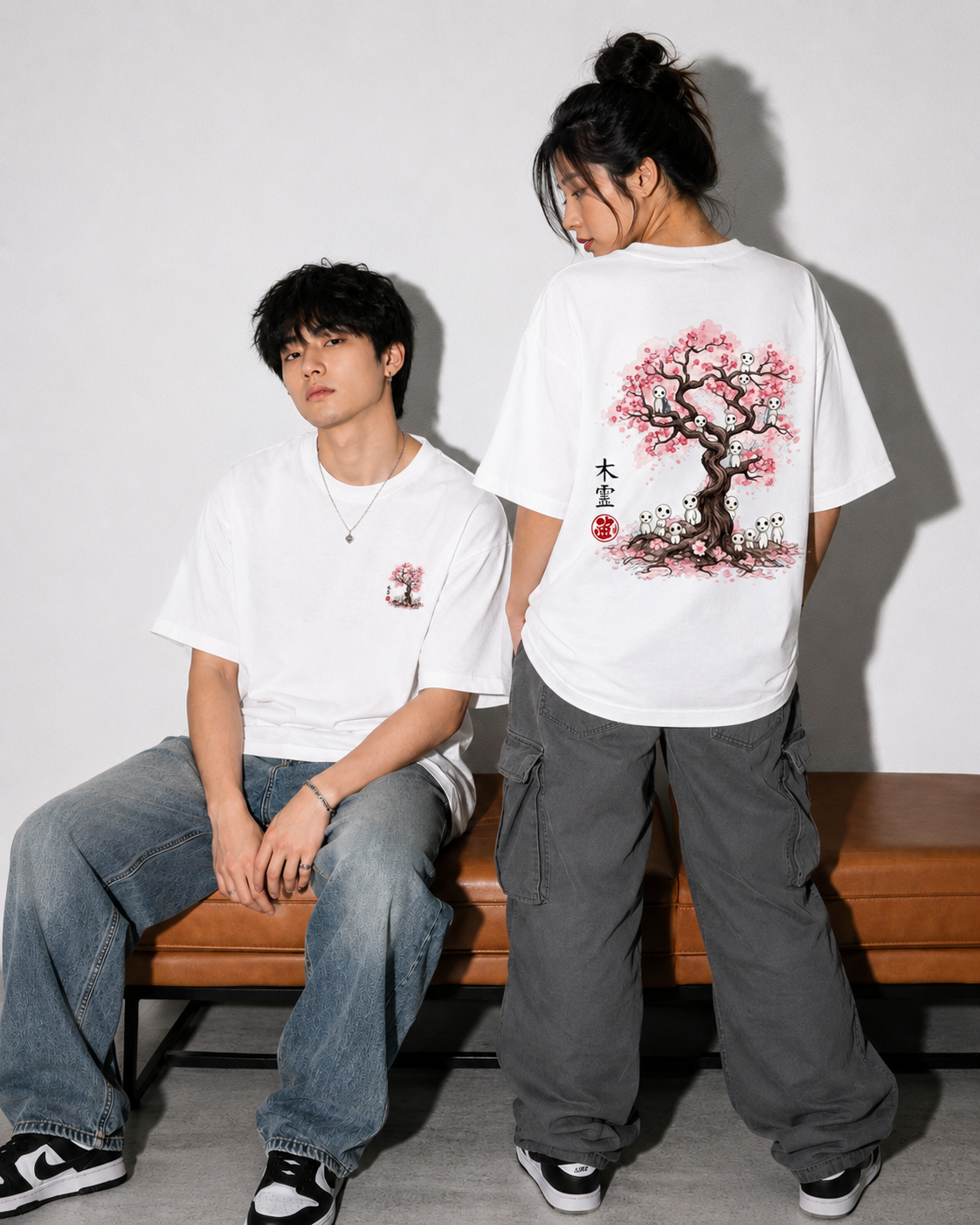 Kodama Bloom Unisex Oversized Standard T-Shirt