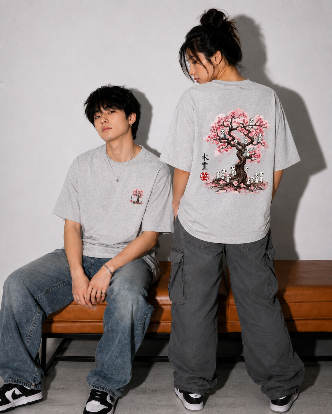 Kodama Bloom Unisex Oversized Standard T-Shirt