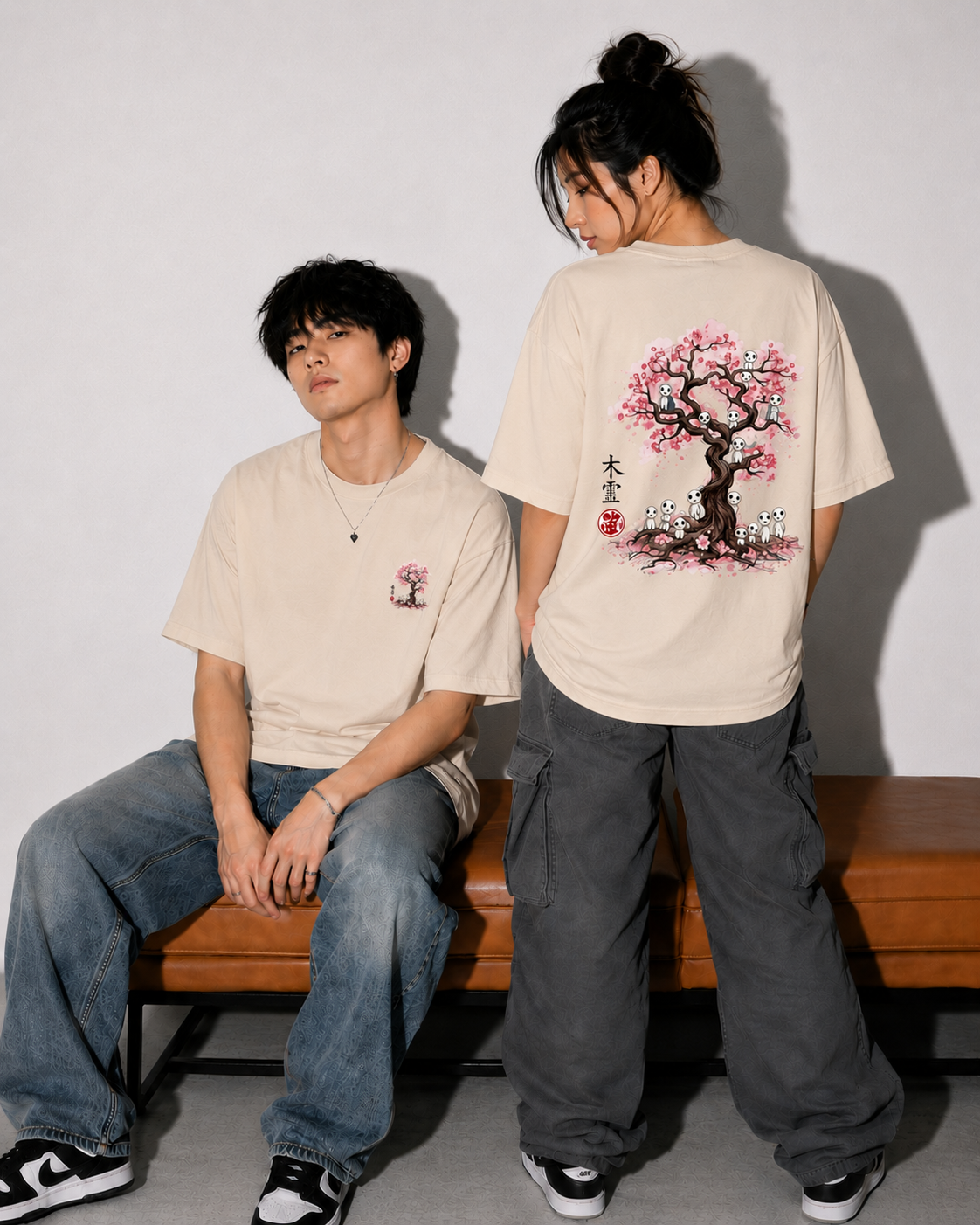 Kodama Bloom Unisex Oversized Standard T-Shirt