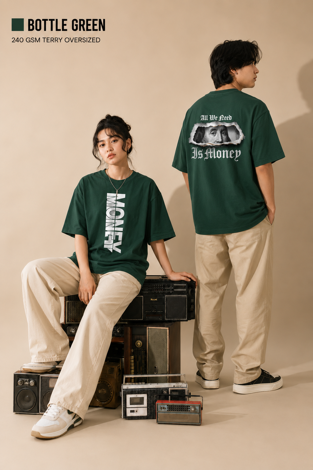 Money Unisex Oversized Classic T-Shirt