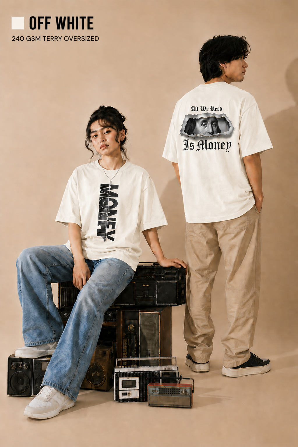 Money Unisex Oversized Classic T-Shirt