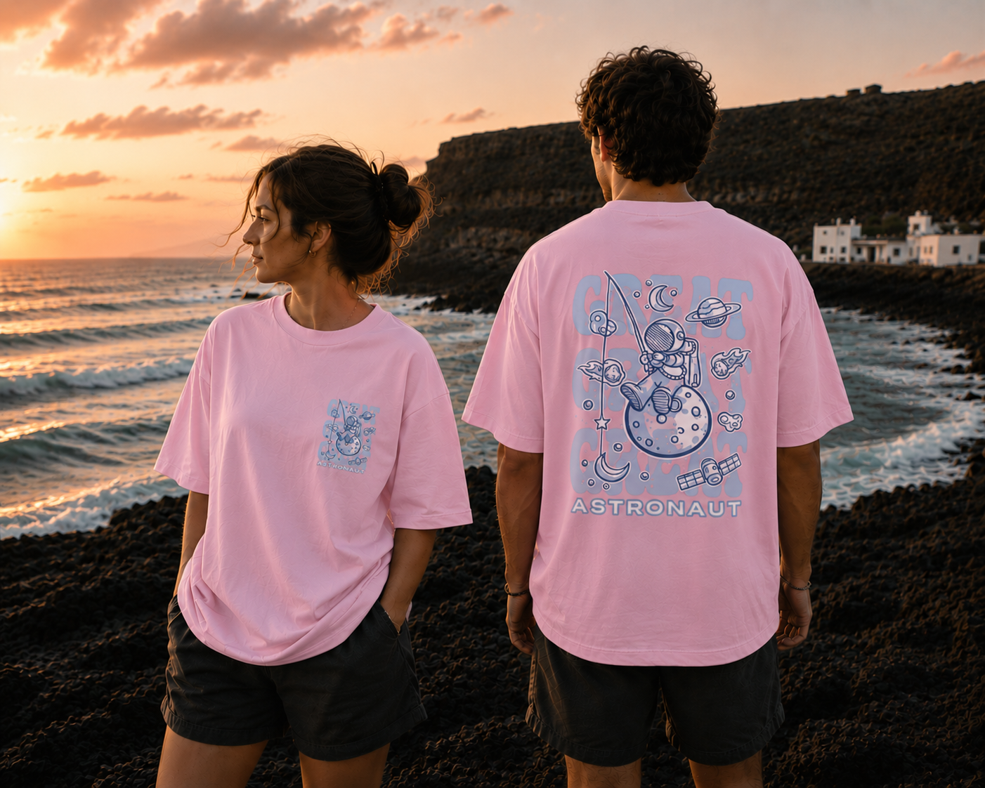 Cosmic Explorer Oversized Tee