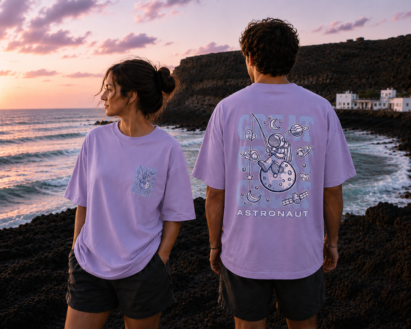 Cosmic Explorer Oversized Tee