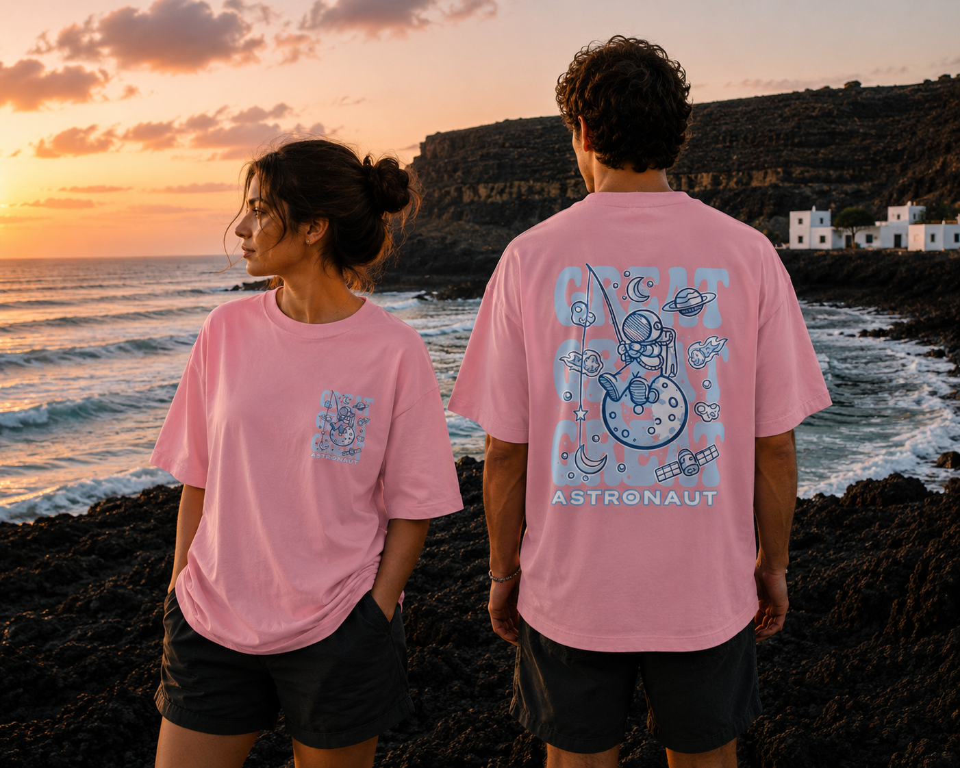 Cosmic Explorer Oversized Tee