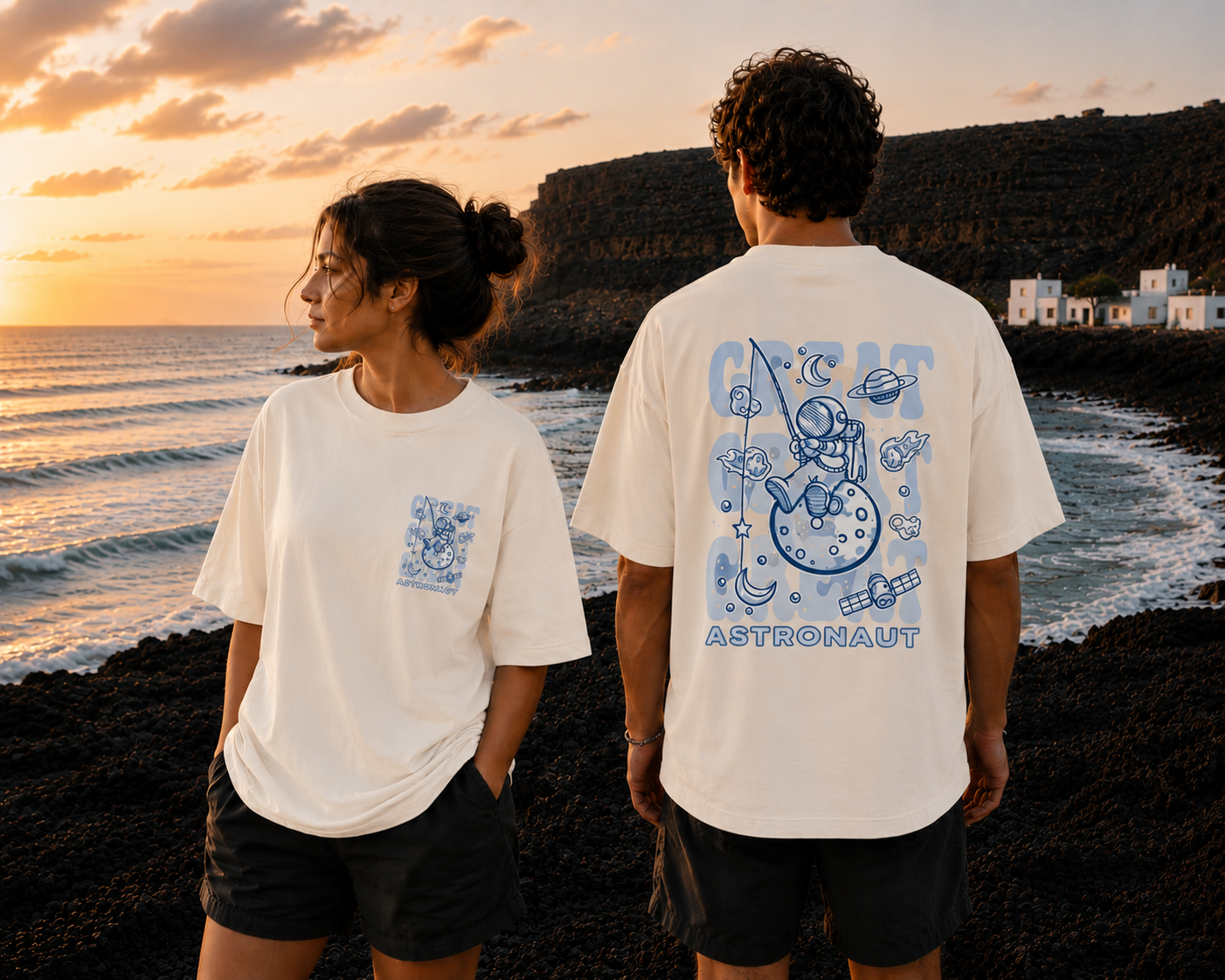 Cosmic Explorer Oversized Tee