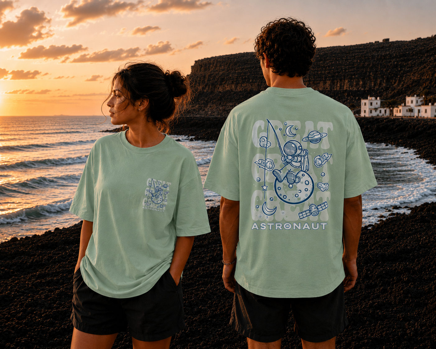 Cosmic Explorer Oversized Tee
