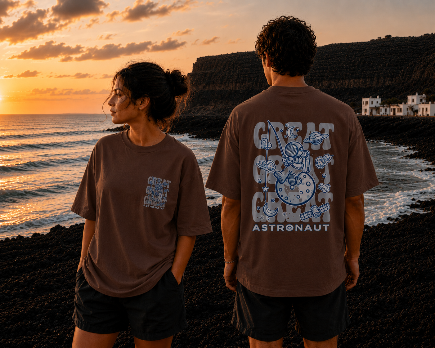Cosmic Explorer Oversized Tee