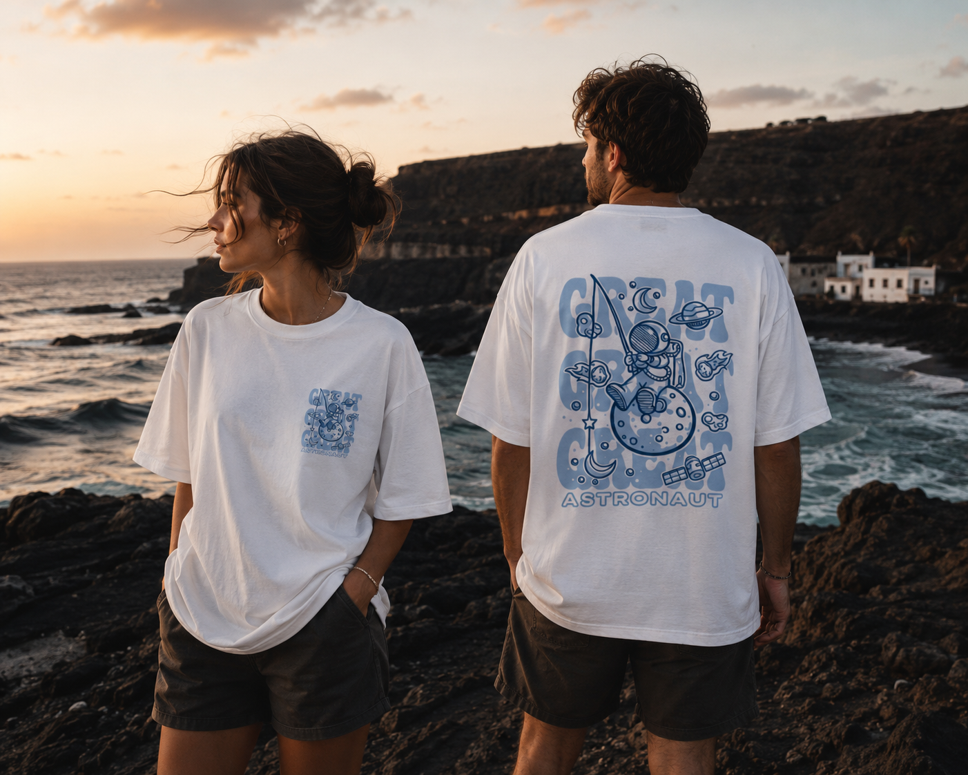 Cosmic Explorer Oversized Tee