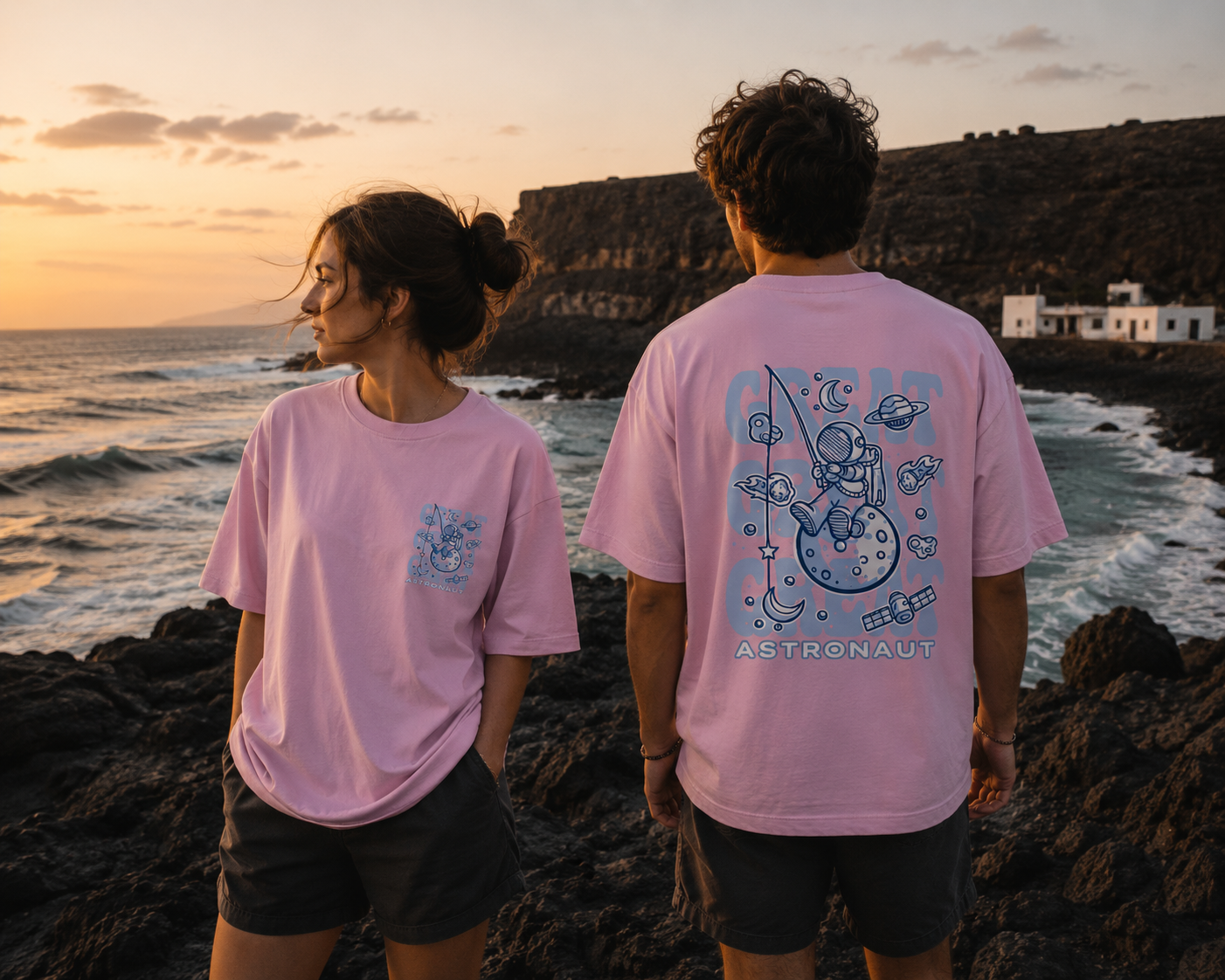 Cosmic Explorer Oversized Tee