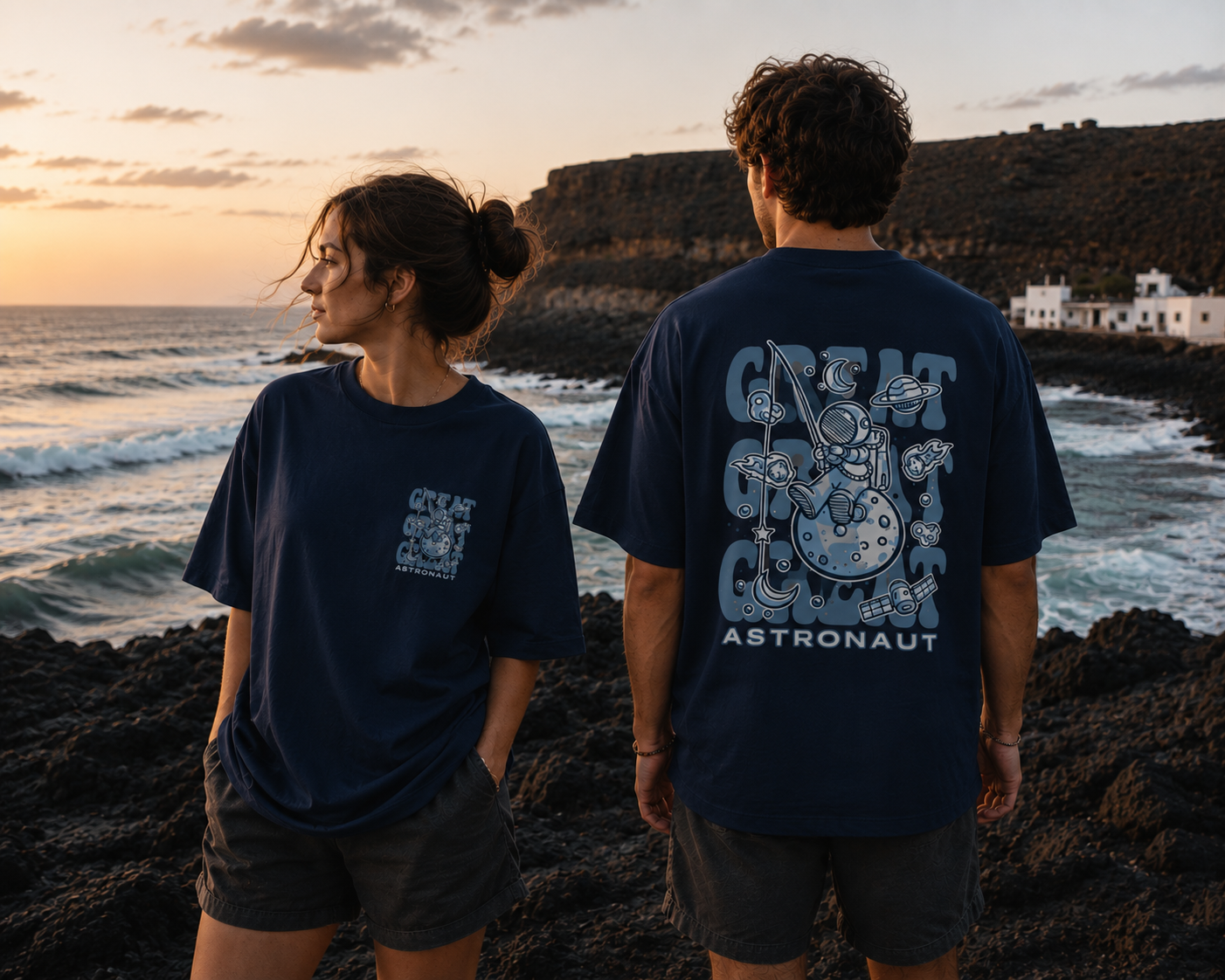 Cosmic Explorer Oversized Tee