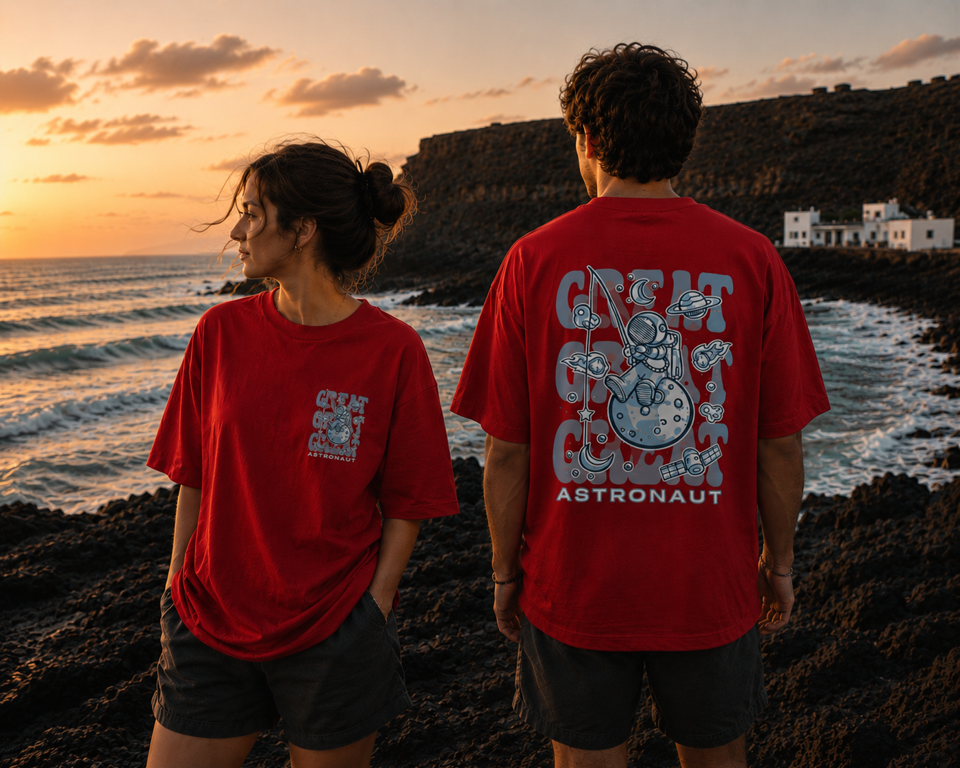 Cosmic Explorer Oversized Tee