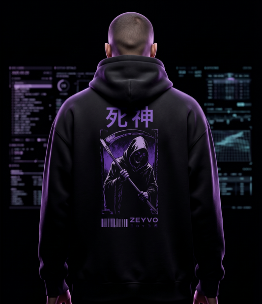 REAPER_DREAM OVERSIZED CYBERPUNK HOODIE