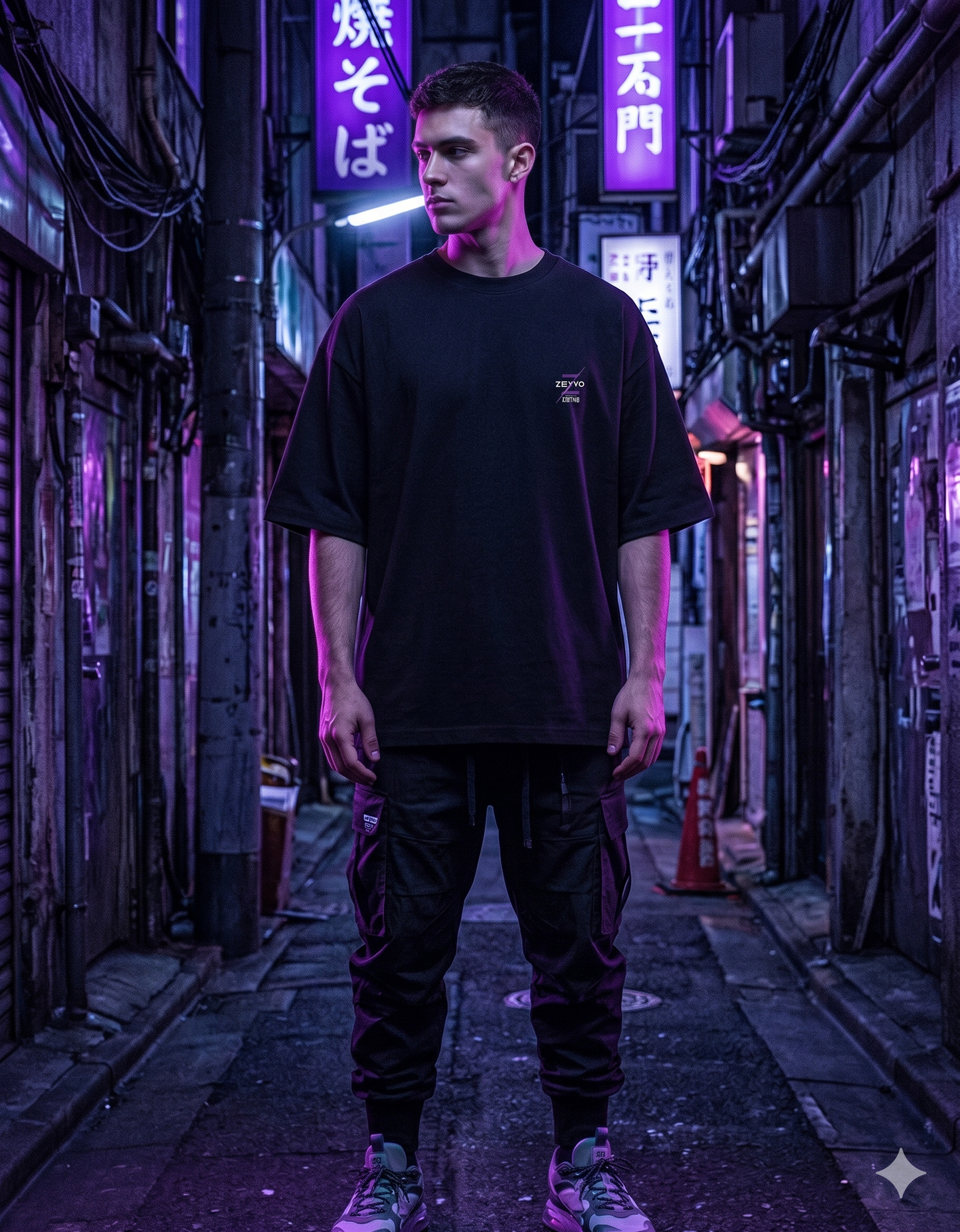 VOID SIGNAL Unisex Terry Oversized Tee