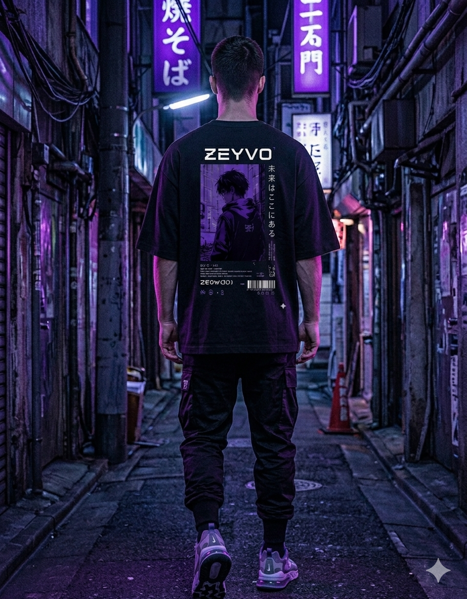 VOID SIGNAL Unisex Terry Oversized Tee