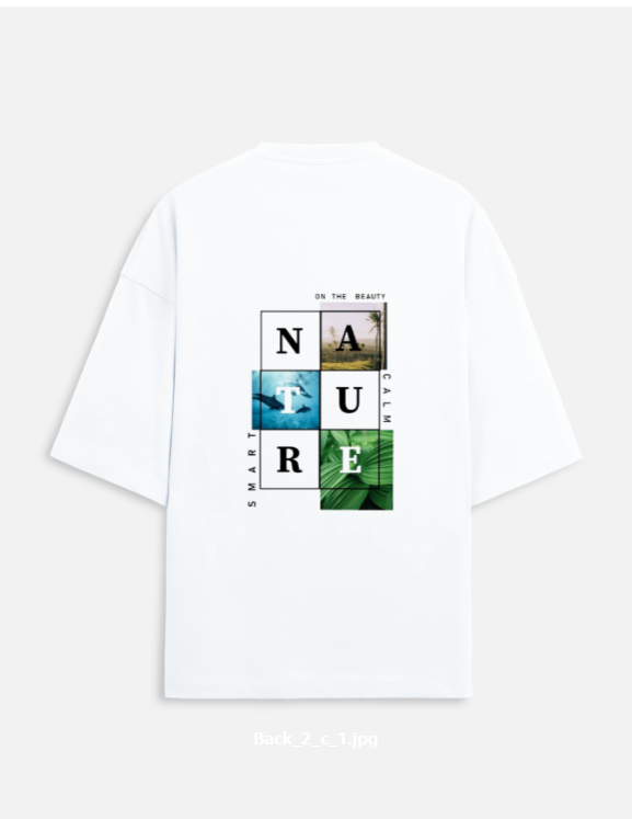 Nature State Unisex Oversized Standard T-Shirt
