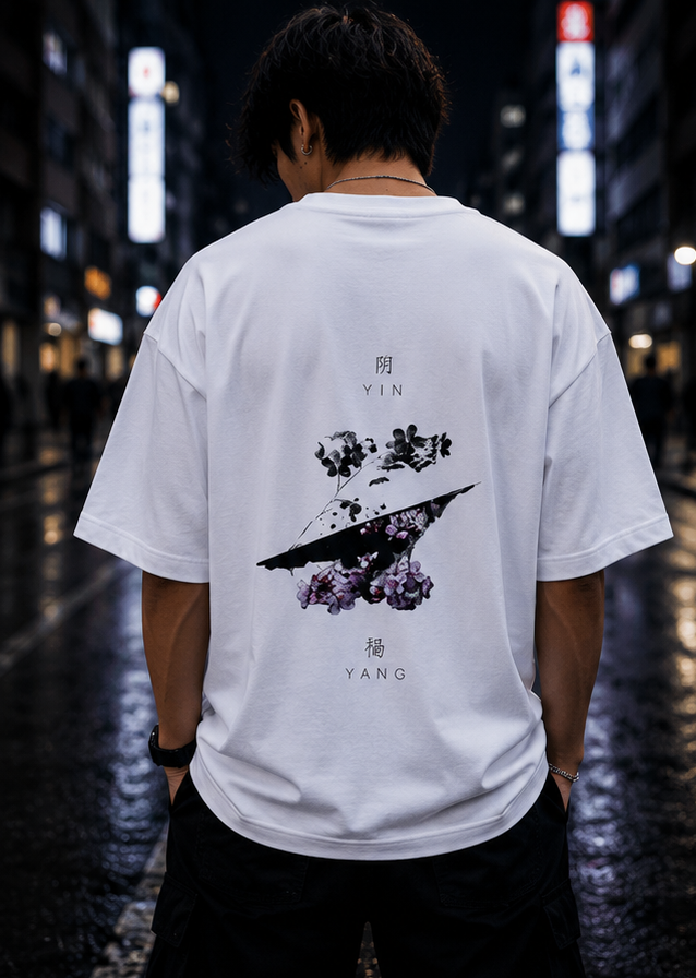 Yin & Yam Unisex Oversized Classic T-Shirt