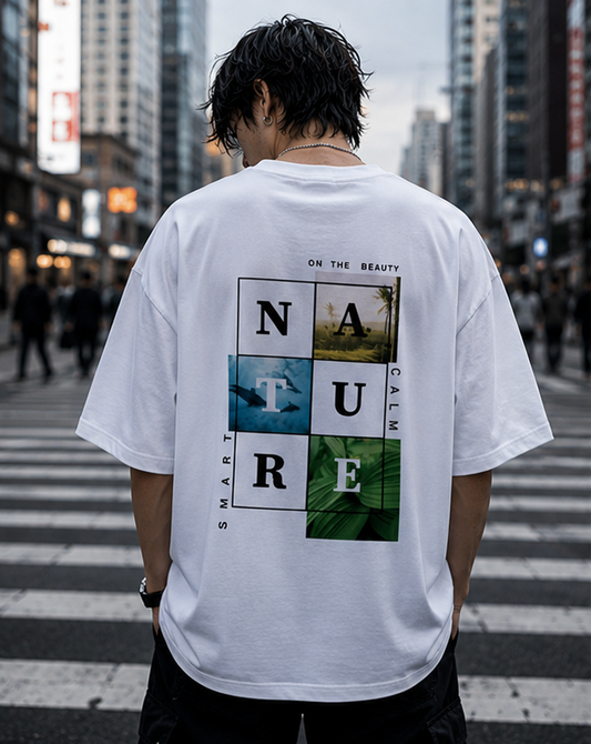 Nature State Unisex Oversized Standard T-Shirt