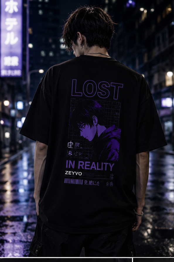 In Reality Unisex Terry Oversized Tee