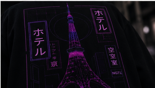 NEO-TOKYO OVERSIZED Unisex Terry Oversized Tee