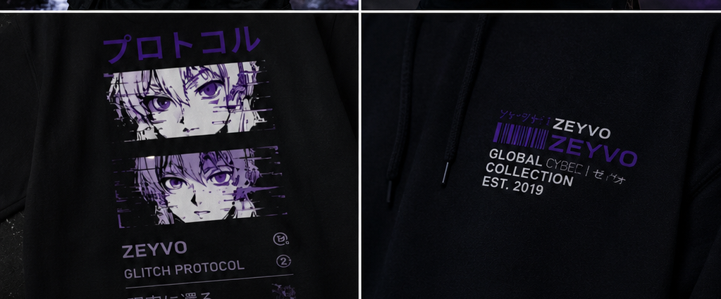 GLITCH_PROTOCOL OVERSIZED STREETWEAR HOODIE