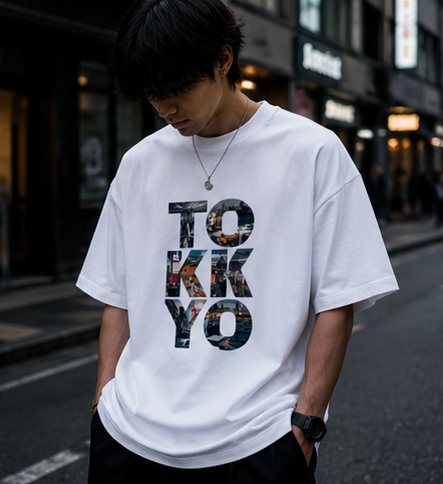 Tokyo Streets Oversized Graphic Tee