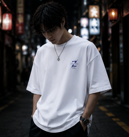 Blue Wave Unisex Terry Oversized Tee