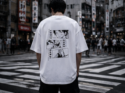 One Piece Monster Trio Unisex Terry Oversized Tee